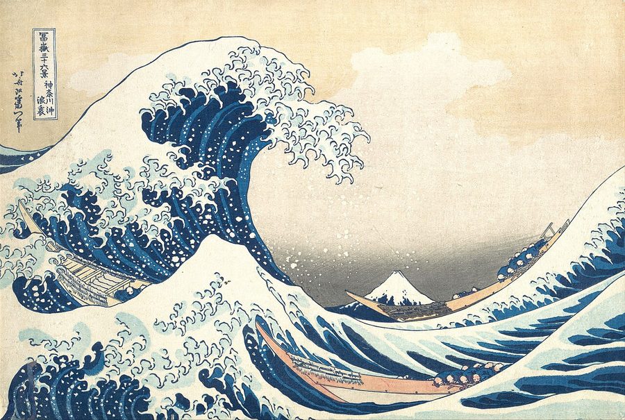 Under the Wave off Kanagawa (The Great Wave) by Katsushika Hokusai